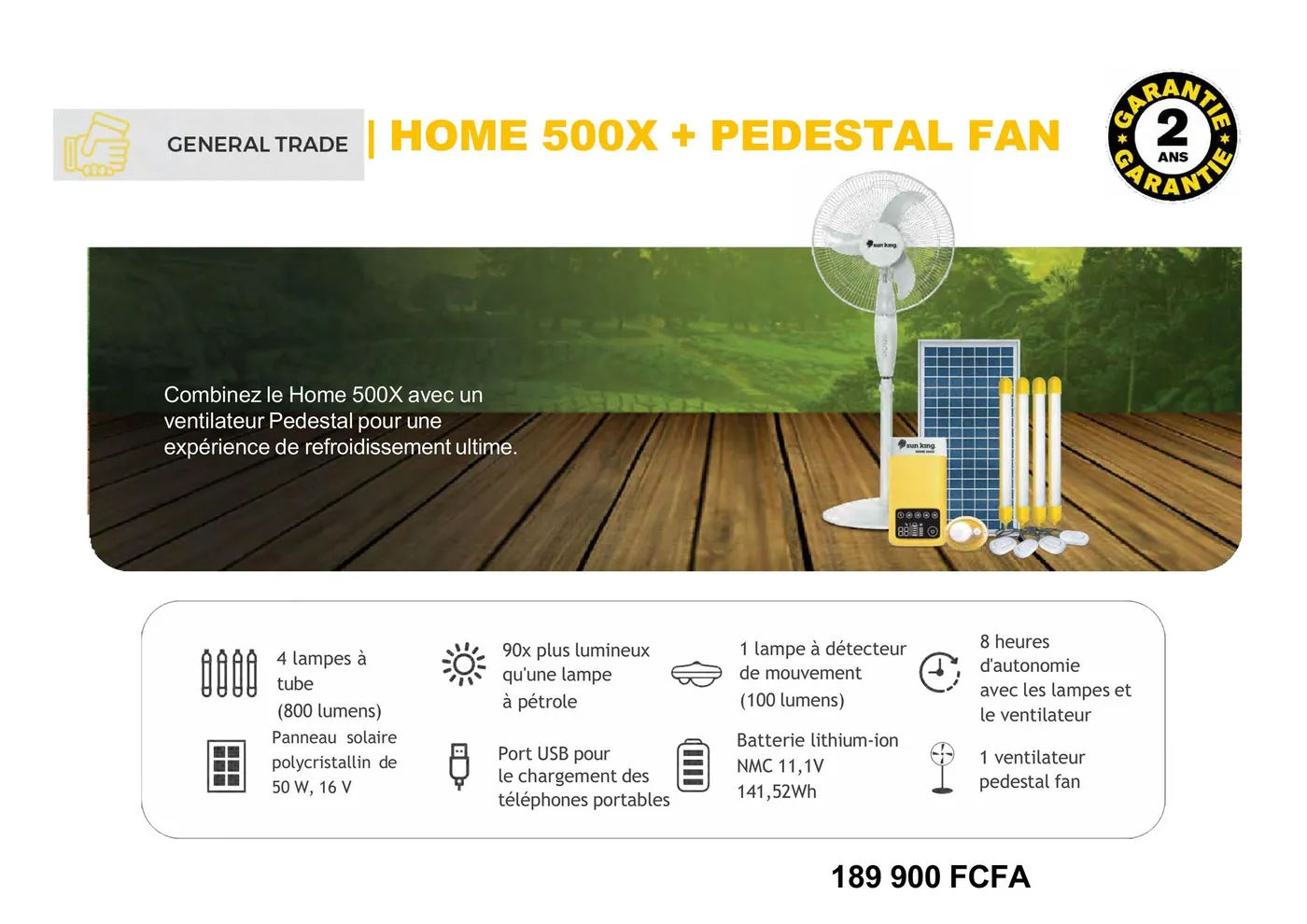 Home 500X + Ventilateur